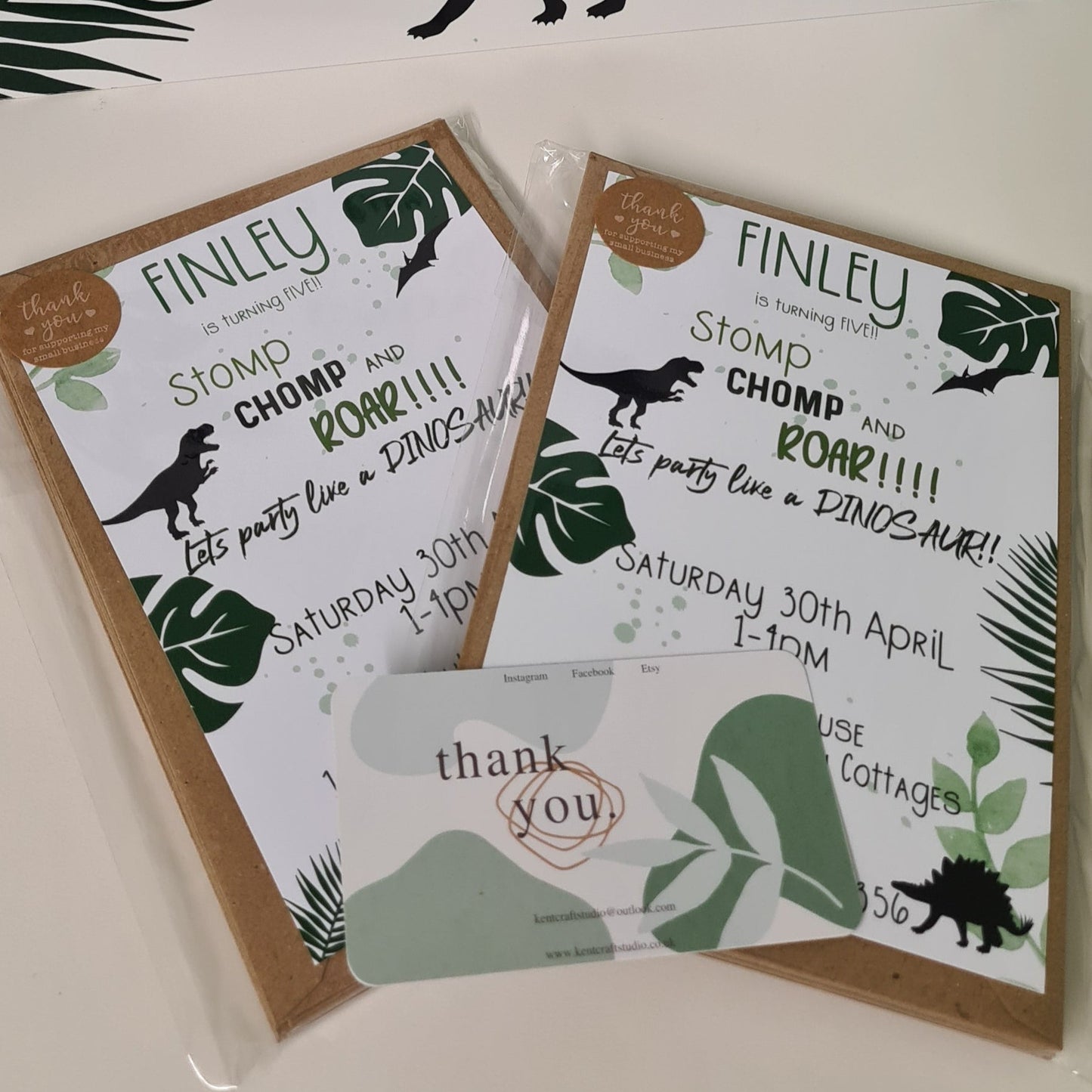 Stomp, Comp & ROAR Dinosaur Party Boxes - Birthday Party
