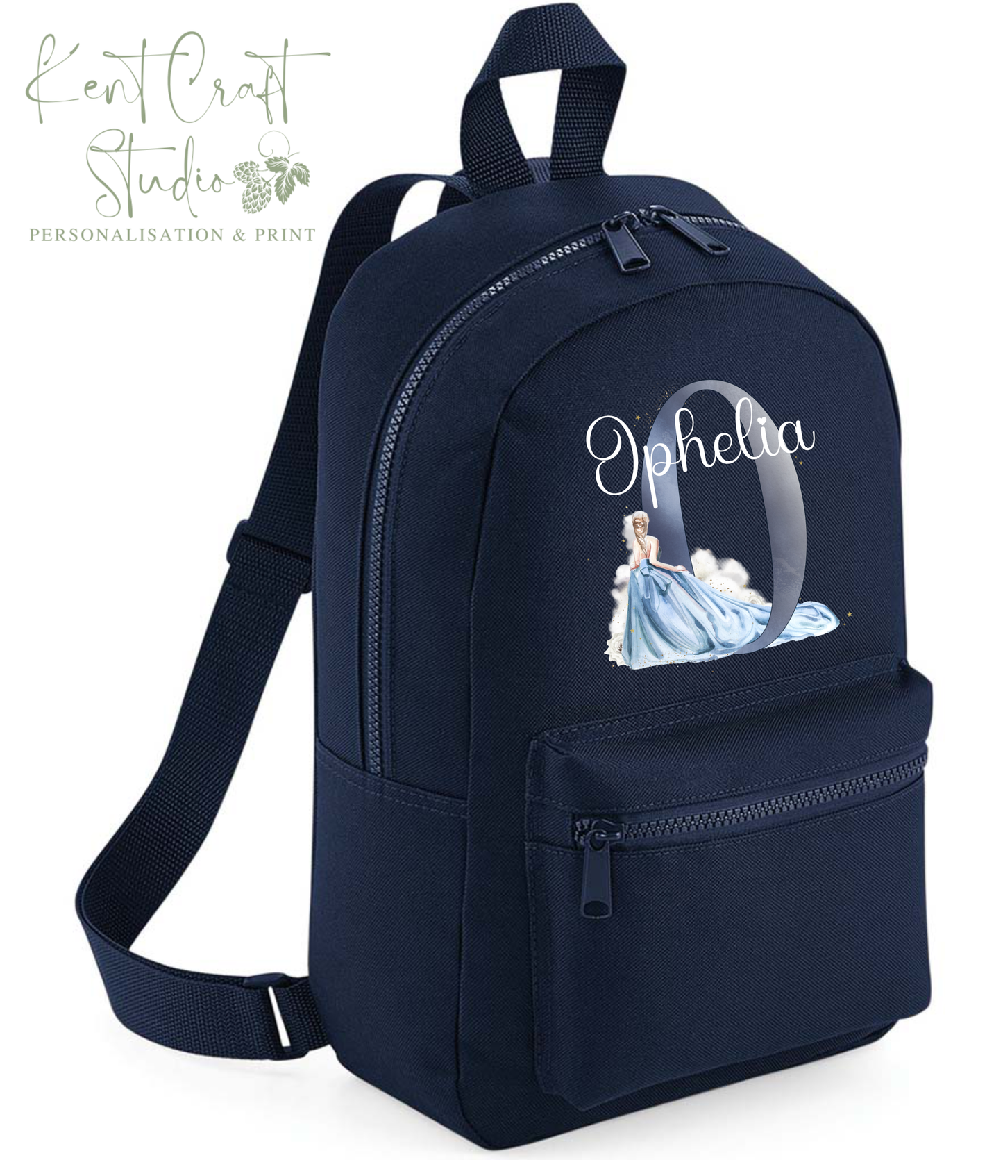 Personalised princess backpack, Kids school bag, Personalised rucksack, Back to school, Children's bags, Princess backpack