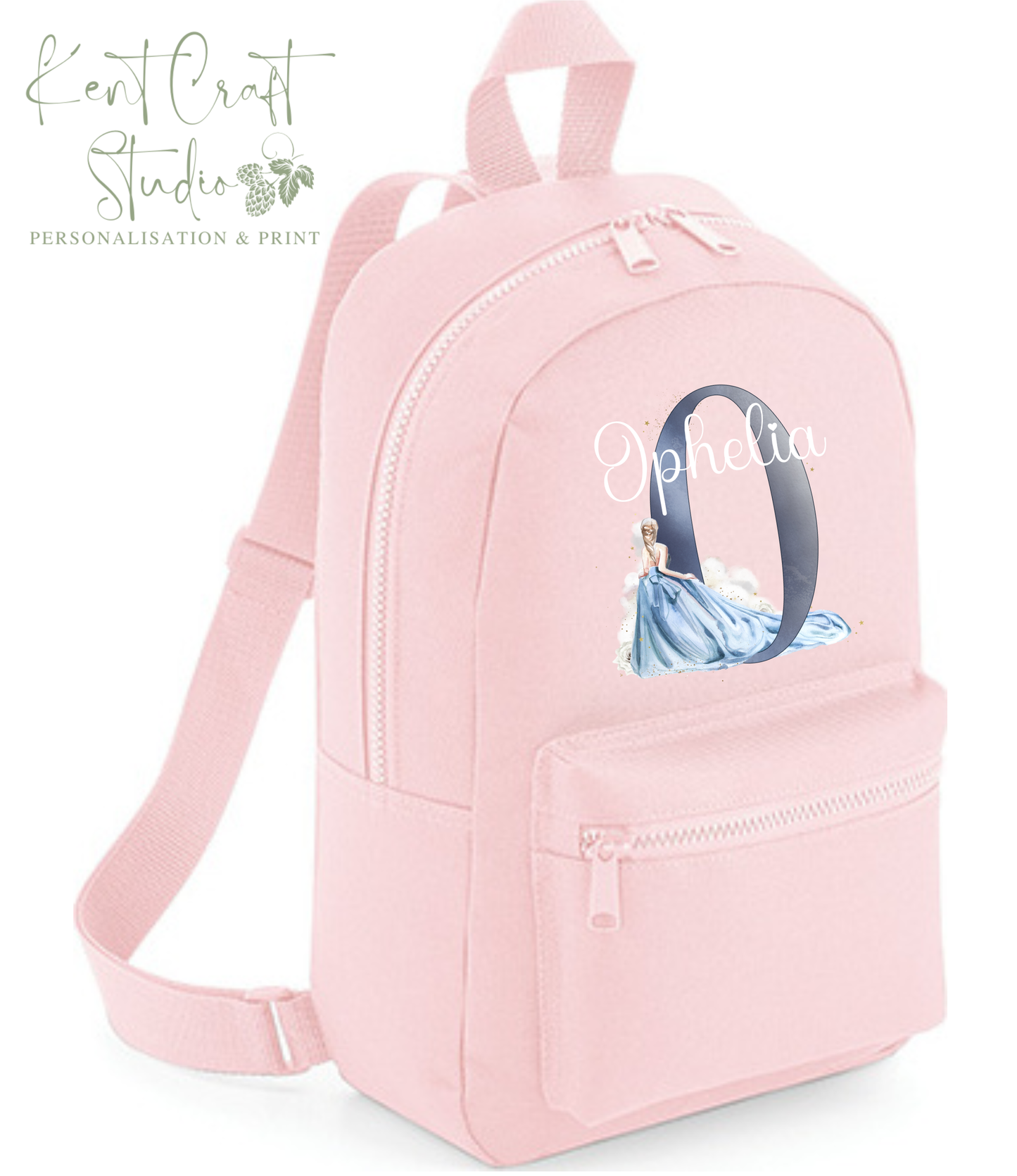 Personalised princess backpack, Kids school bag, Personalised rucksack, Back to school, Children's bags, Princess backpack