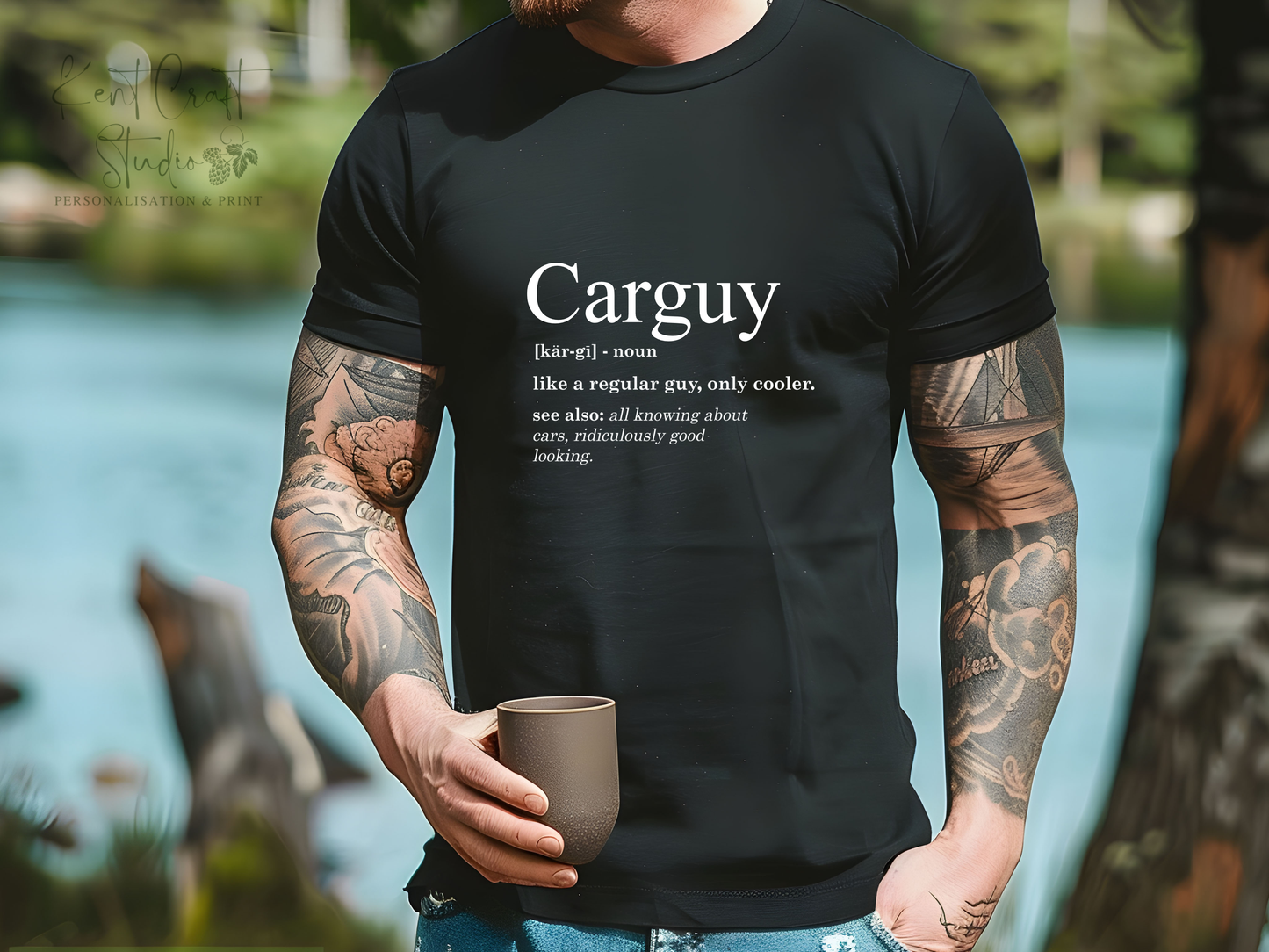 Humour car t-shirt gift, Carguy description t-shirt, Car fanatic t-shirt, Gift for him