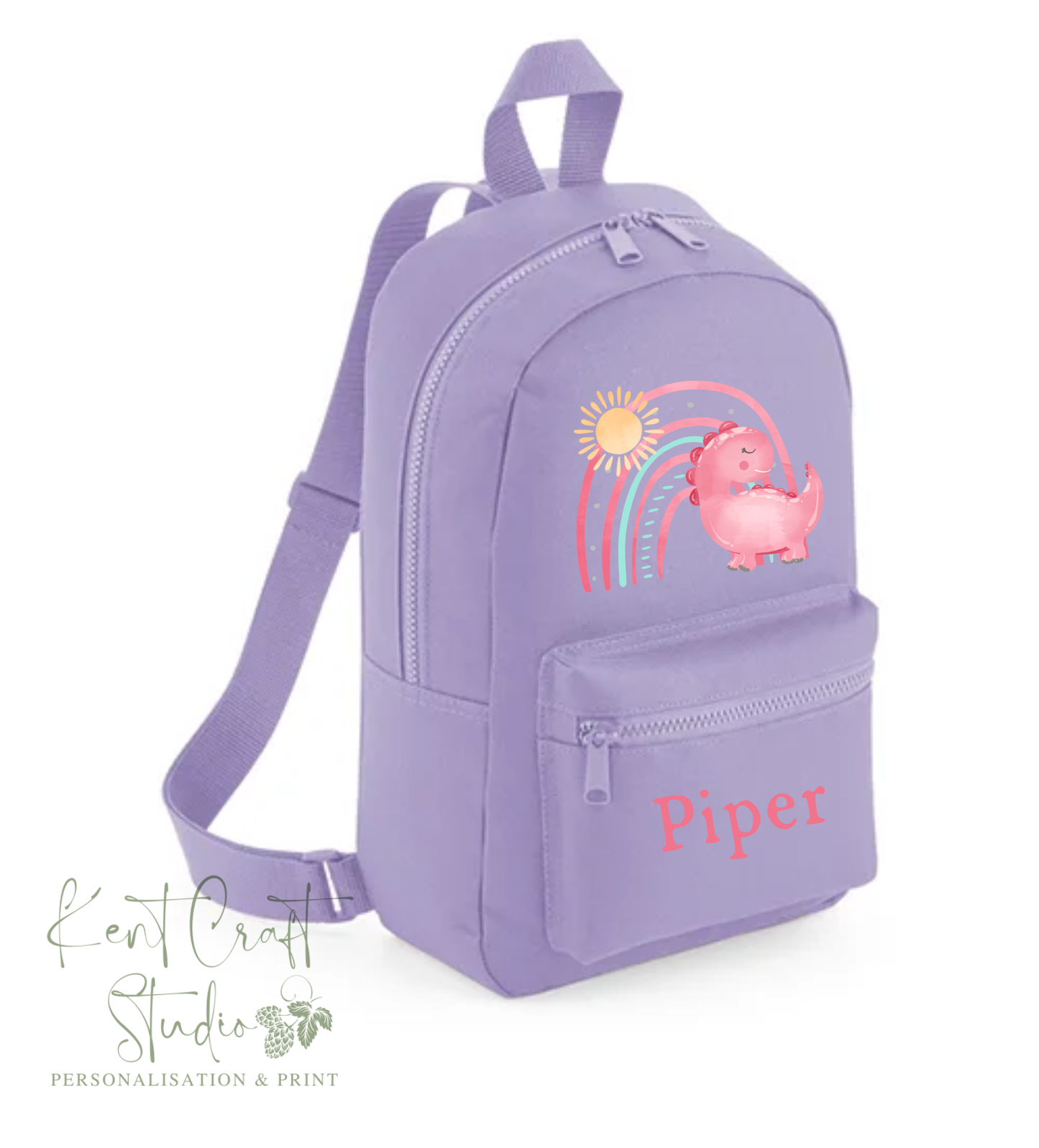 Personalised dinosaur backpack, Kids school bag, Personalised rucksack, Back to school, Children's bags