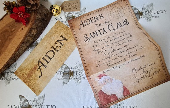 Personalised Vintage Letter From Santa Claus - Father Christmas