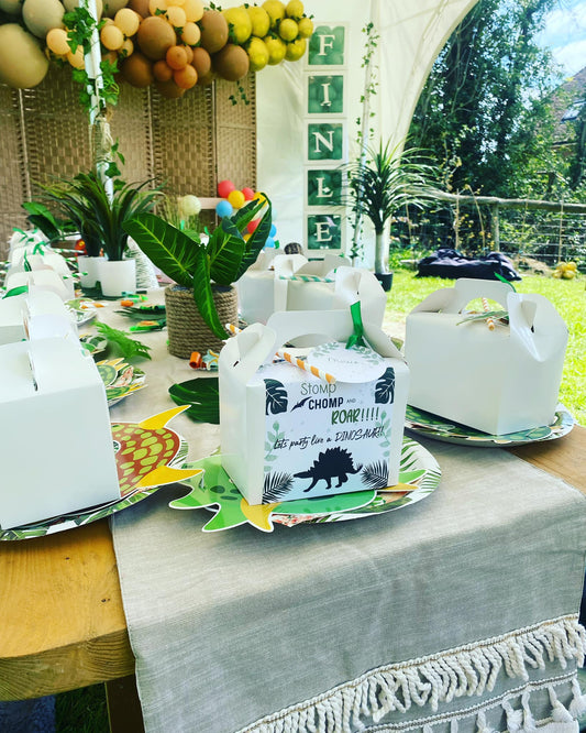 Stomp, Comp & ROAR Dinosaur Party Boxes - Birthday Party