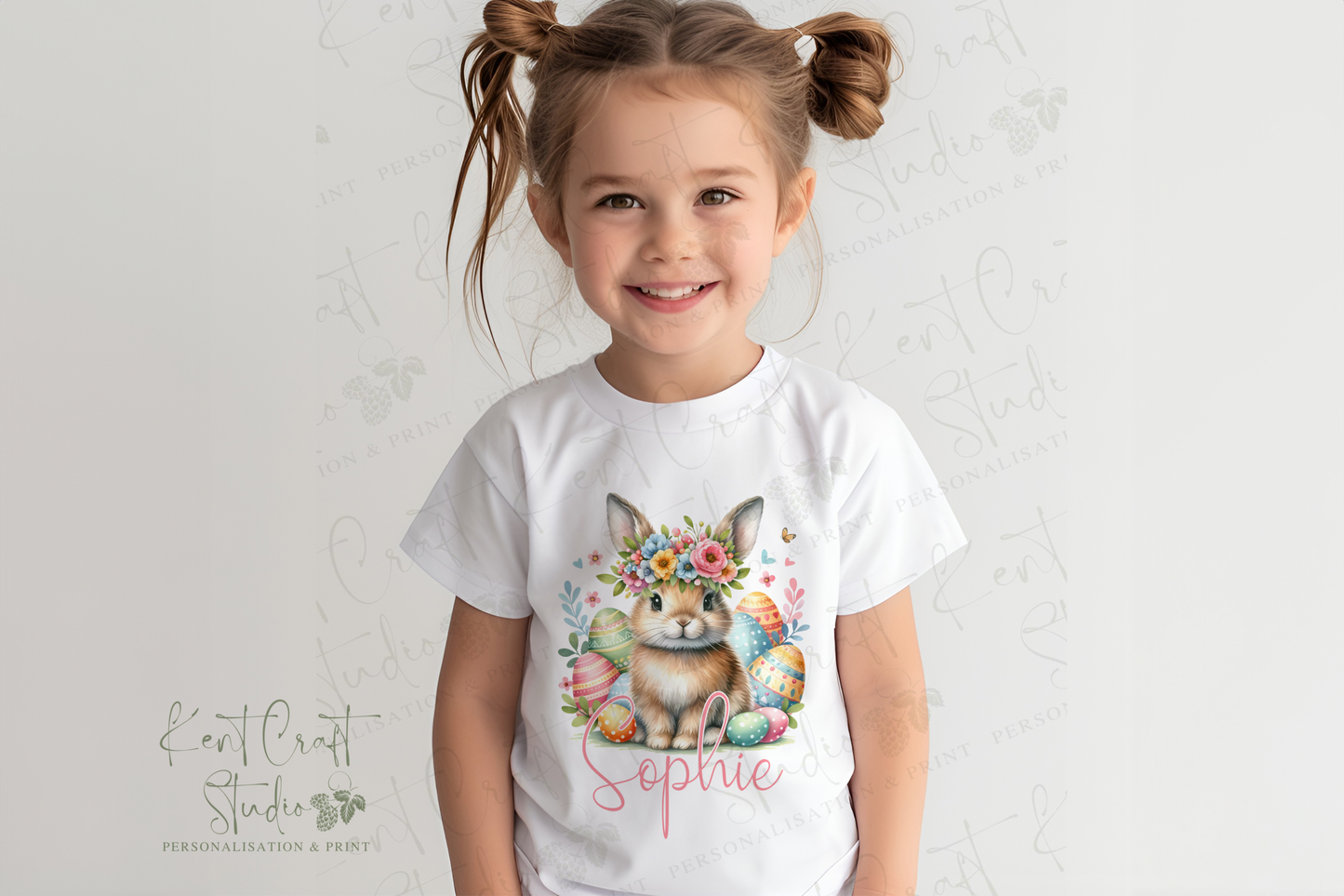 Personalised Easter bunny T-shirt, Easter bunny clothing, Easter gift