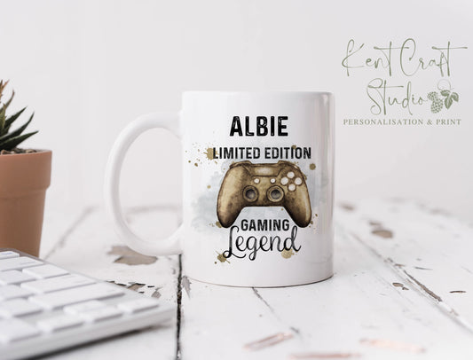Personalised Limited Edition Gaming Mug