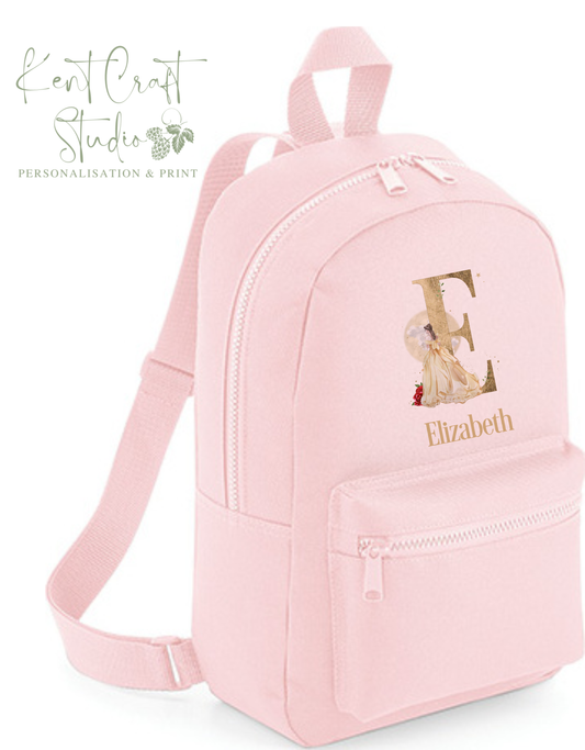 Personalised princess backpack, Kids school bag, Personalised rucksack, Back to school, Children's bags, Princess backpack
