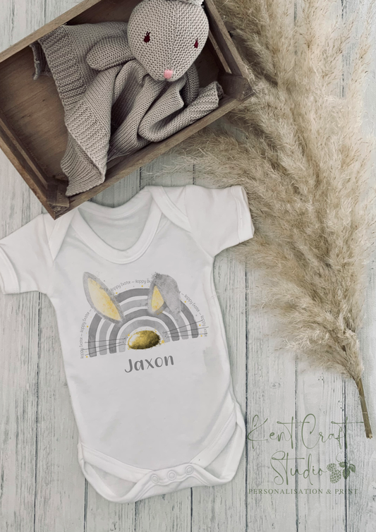 First Easter baby vest, Personalised Easter romper, Baby grow, First Easter gift