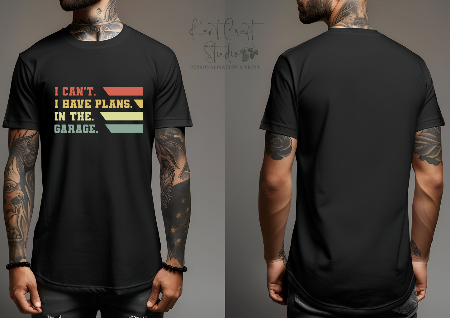 Humour car t-shirt gift, I can't I have plans t-shirt, Car fanatic t-shirt, Gift for him