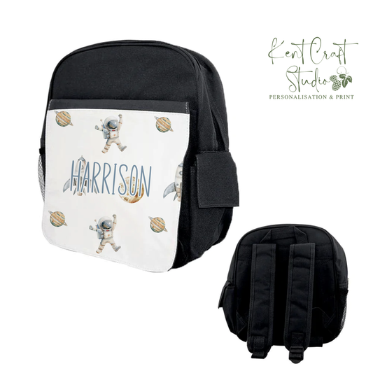 Personalised Astronaut Rucksack Bag, Back to School Back Pack